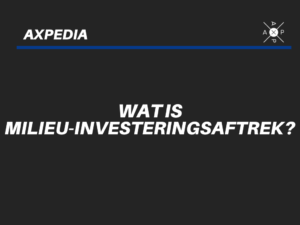 wat is milieu-inversteringsaftrek