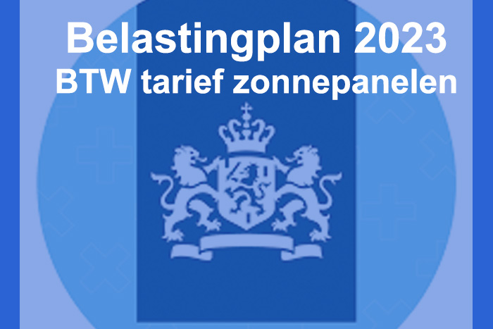 belastingpanelen 2023 btw zonnepanelen