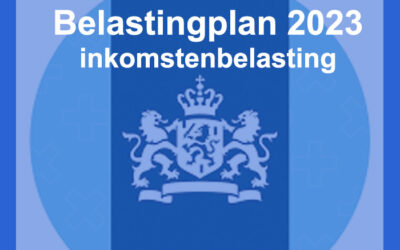 belastingplan 2023 inkomstenbelasting