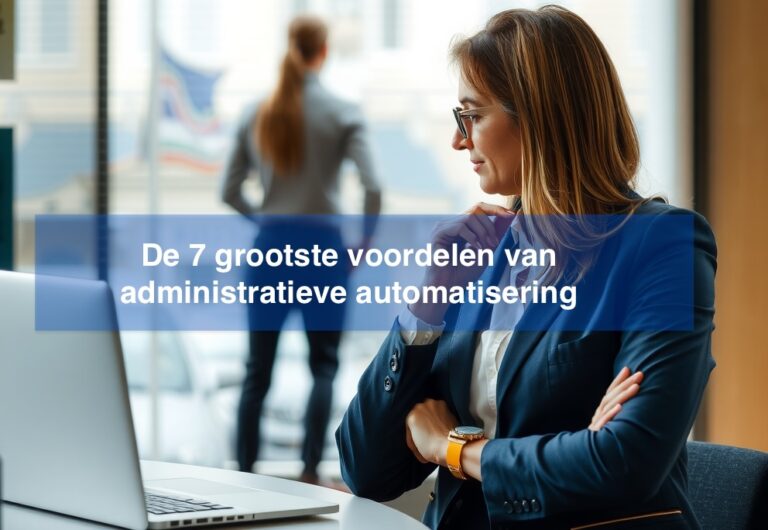 De 7 grootste voordelen van administratieve automatisering