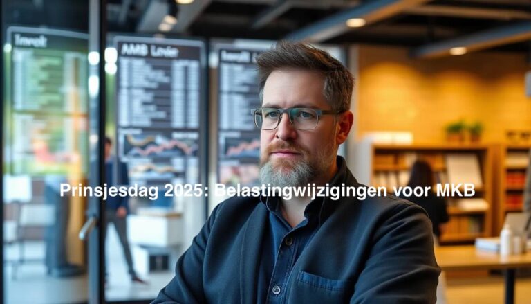 Prinsjesdag 2025: Belastingwijzigingen voor MKB